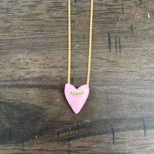 Mejuri heart necklace